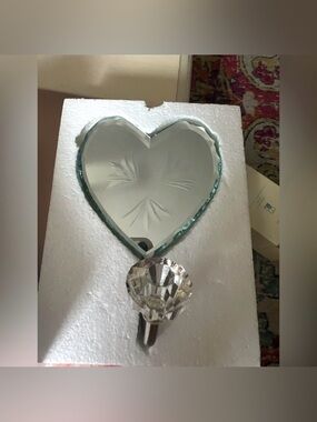 Pottery Barn Kids Mirror Hook Heart-Shaped Glass Wall Hook